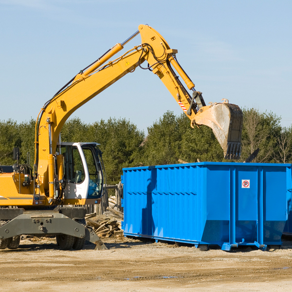 can i rent a residential dumpster for a construction project in Evington VA